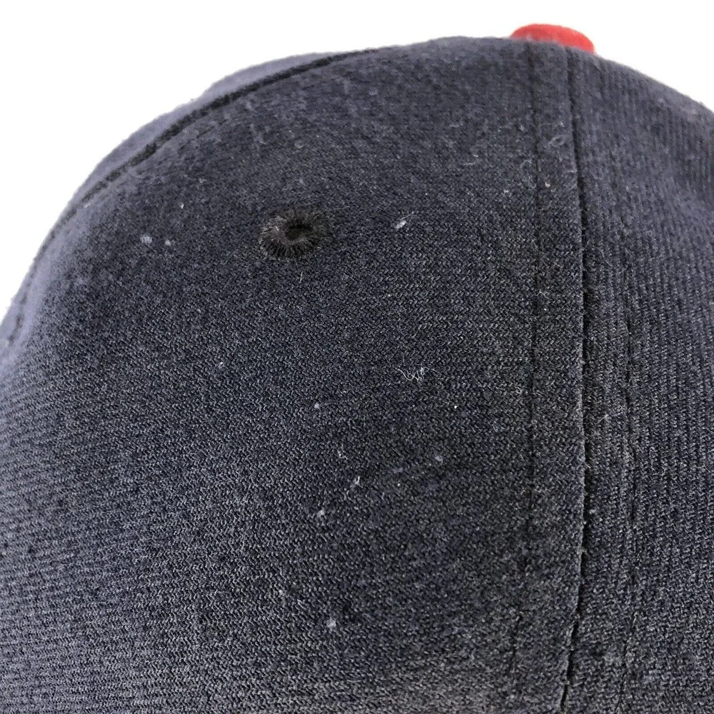 VTG Washington Nationals New Era On Field Fitted Hat Cap 7 3/8 USA Made Discolor - Picture 13 of 16